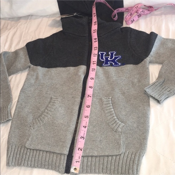 Alma Mater NCAA Kentucky WildcatsBoys CardiganSz2T - Picture 7 of 9